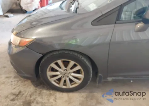 2012 Honda Civic Ex z USA, uszkodzony, nr VIN 2HGFB2F82CH552355